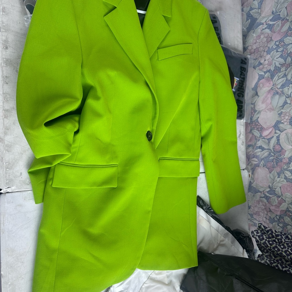 Zara Bright Green Women's Blazer